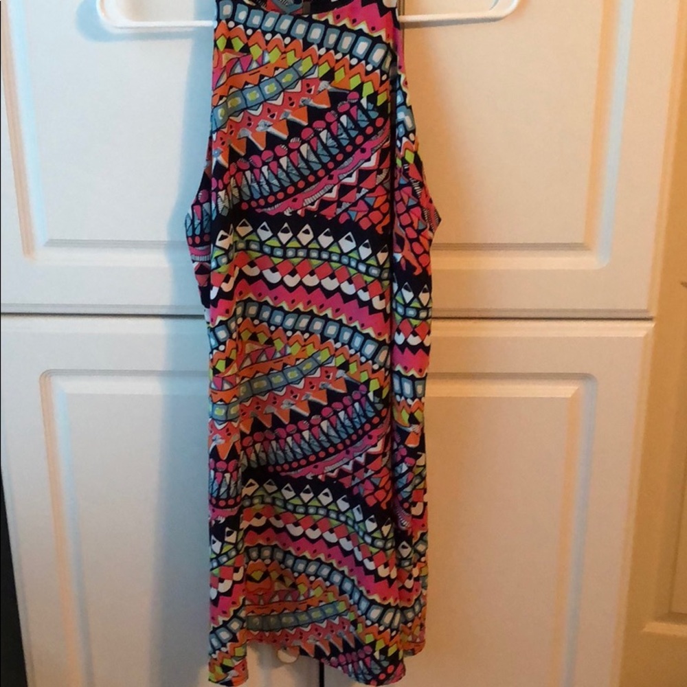 Gorgeous geometric print romper